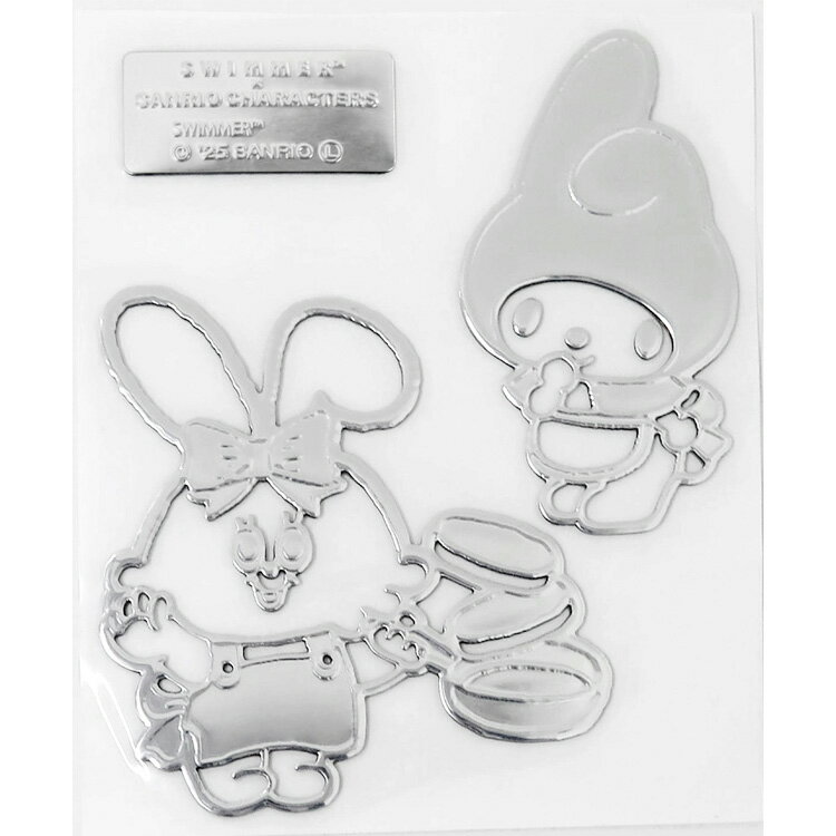 樂天商城 - スイマー×マイメロディ チャームステッカー 063663 SWIMMER×SANRIO コラボ