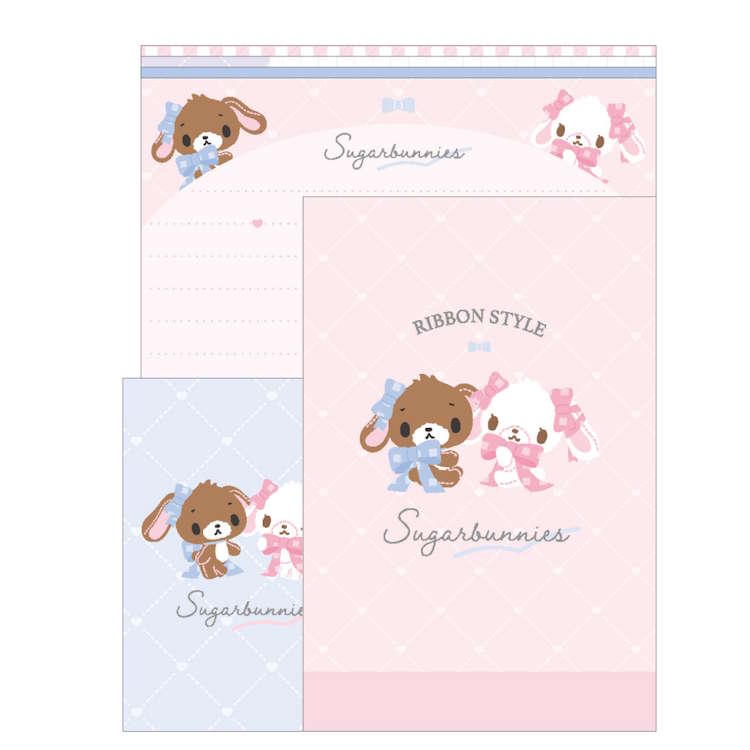 シュガーバニーズ ボリュームアップレター レターセット 手紙 てがみ 便箋 封筒 メッセージ 078023...