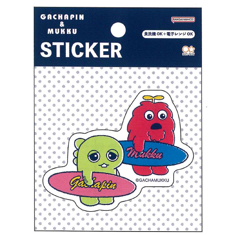 乐天商城 - GACHAPIN×MUKKU ダイカットステッカー A ガチャピン ムック シール コレクション デコ デコレーション 248530