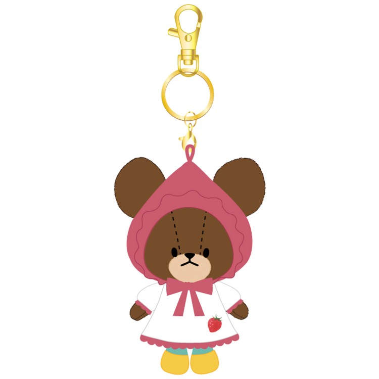 くまのがっこう チャームマスコット ずきん 221469 いちご くまがく the bears' school くまの学校