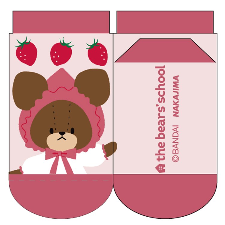 Other - くまのがっこう キッズソックス ずきん 221537 いちご くまがく the bears' school くまの学校