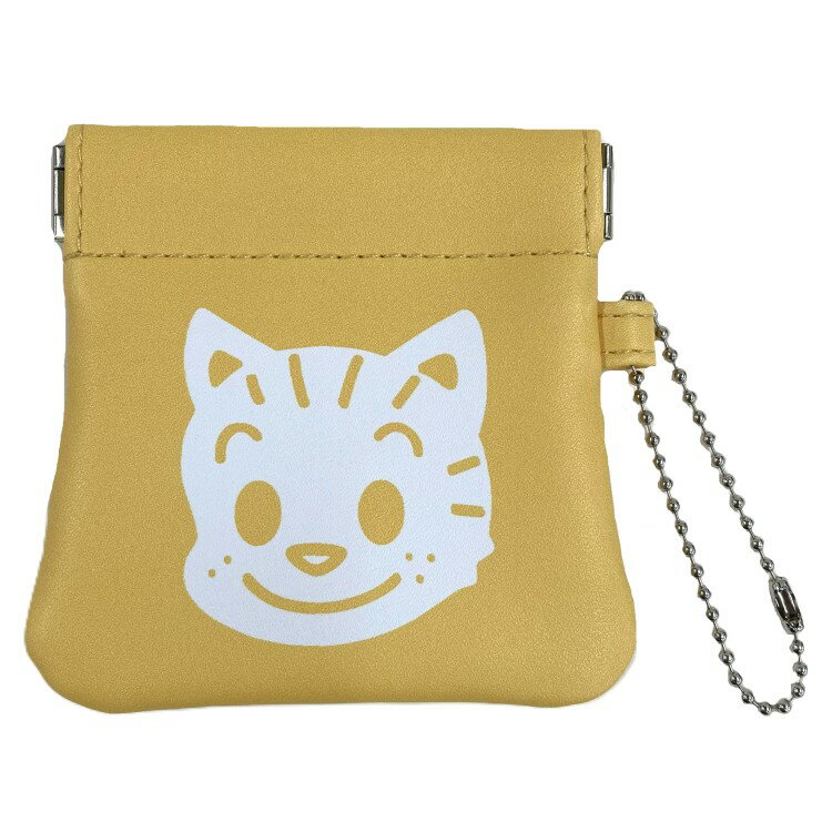 オサムグッズ 3237 バネポーチ キャット YE OSAMU GOODS 原田治 イエロー