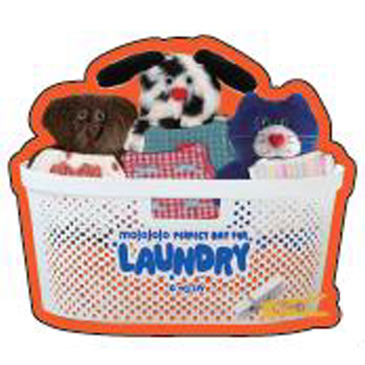 樂天商城 - mojojojo IP906194 ダイカットステッカー LAUNDRY BASKET 第2弾 PERFECT DAY FOR LAUNDRY モジョジョジョ 尾崎歩美 ぬいぐるみ作家
