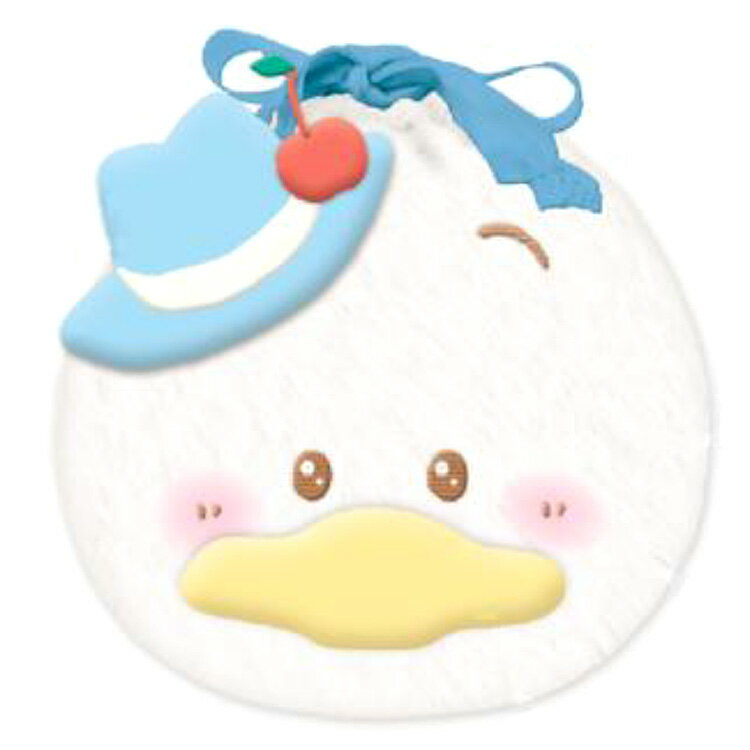 あひるのペックル フェイス巾着 331484 スウィートケーキコレクション SANRIO サンリオ