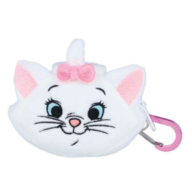 おしゃれキャットマリー カラビナ付きふわミニポーチ マリー ダイカットポーチ フェイスダイカット 小物入れ KAWAII little buddy 050683