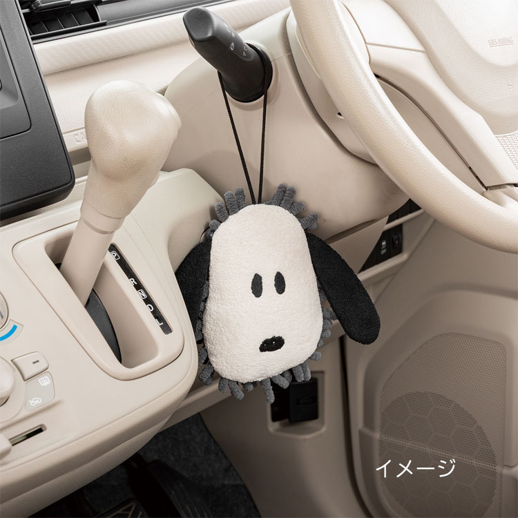 スヌーピー 車内クリーナー WH 121115 もふもふスヌーピー カー用品 PEANUTS ピーナッツ laughlaugh-10515916 キャラクターズショップ ラフラフ サンプル画像2