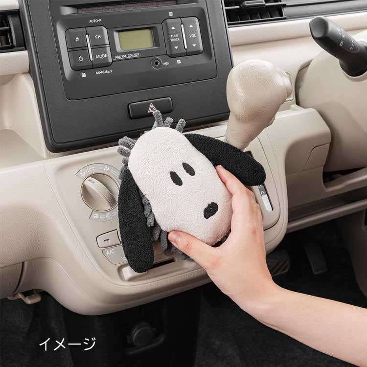 スヌーピー 車内クリーナー WH 121115 もふもふスヌーピー カー用品 PEANUTS ピーナッツ laughlaugh-10515916 キャラクターズショップ ラフラフ サンプル画像3
