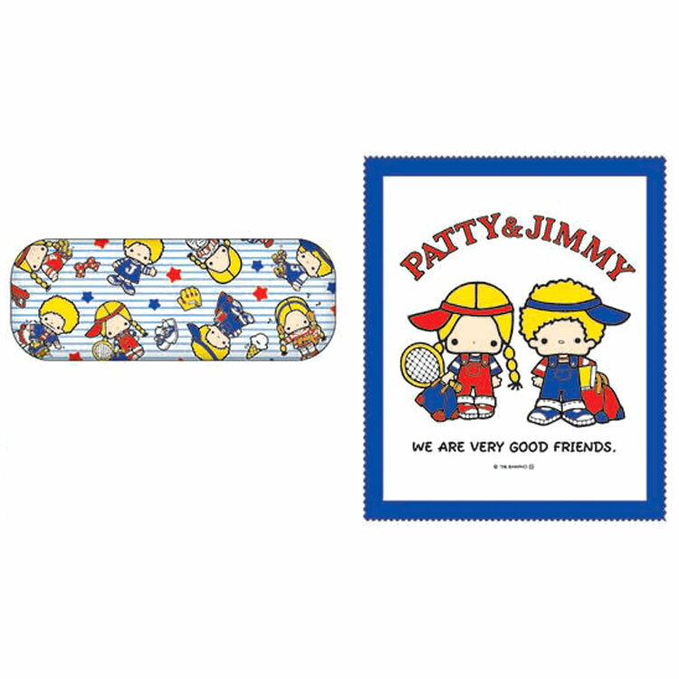 パティ&ジミー メガネケース BL 338070 アクティブ SANRIO サンリオ