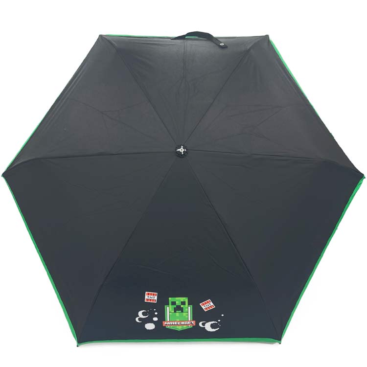 樂天商城 - マインクラフト 晴雨兼用折畳傘 50cm グリーン 365254