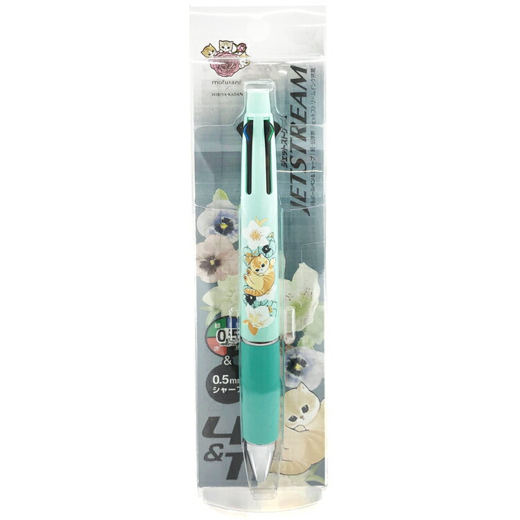 Rakuten - mofusand×日比谷花壇 ジェットストリーム0.5mm Winter 2. 4色ボールペン＆シャープ モフサンド ひびやかだん 花屋