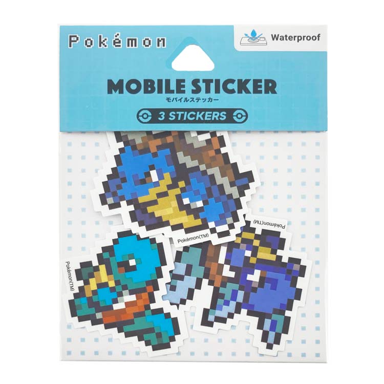 포켓몬스터 모바일 스티커 제니가메&카메르&카멕스 134895 3STICKERS 포켓몬 초대