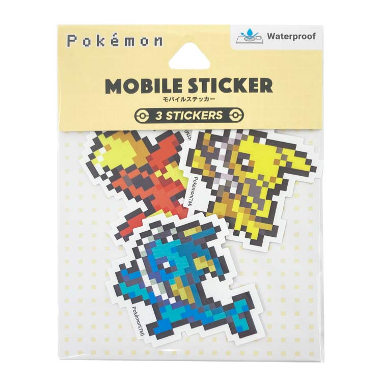 포켓몬스터 모바일 스티커 샤워 & 샌더스 & 부스터 134918 3STICKERS 포켓몬 초대