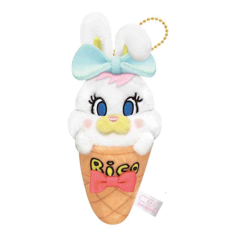 Key Holder - MOMOREI マスコットキーホルダー RICO ボールチェーン ぬいぐるみ 目印 めじるし 292086