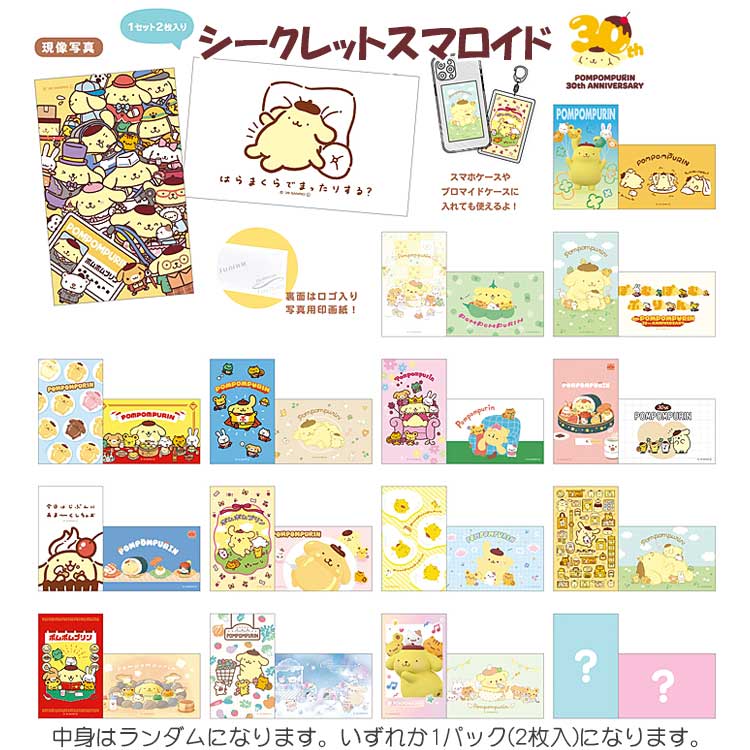 [내용은 랜덤] 폼 폼 푸딩 시크릿 스마로이드 284023 30주년 SANRIO 산리오