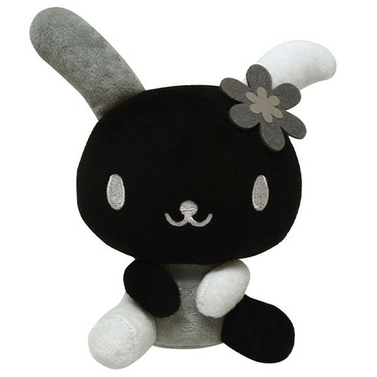 樂天商城 - ウサハナ ぬいぐるみ 620875 モノクロ サンリオ SANRIO
