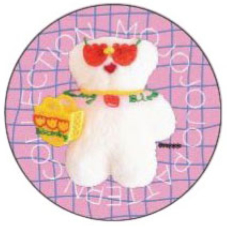 Rakuten - mojojojo IP630189 ダイカットステッカー Pink モジョジョジョ 尾崎歩美 ピンク