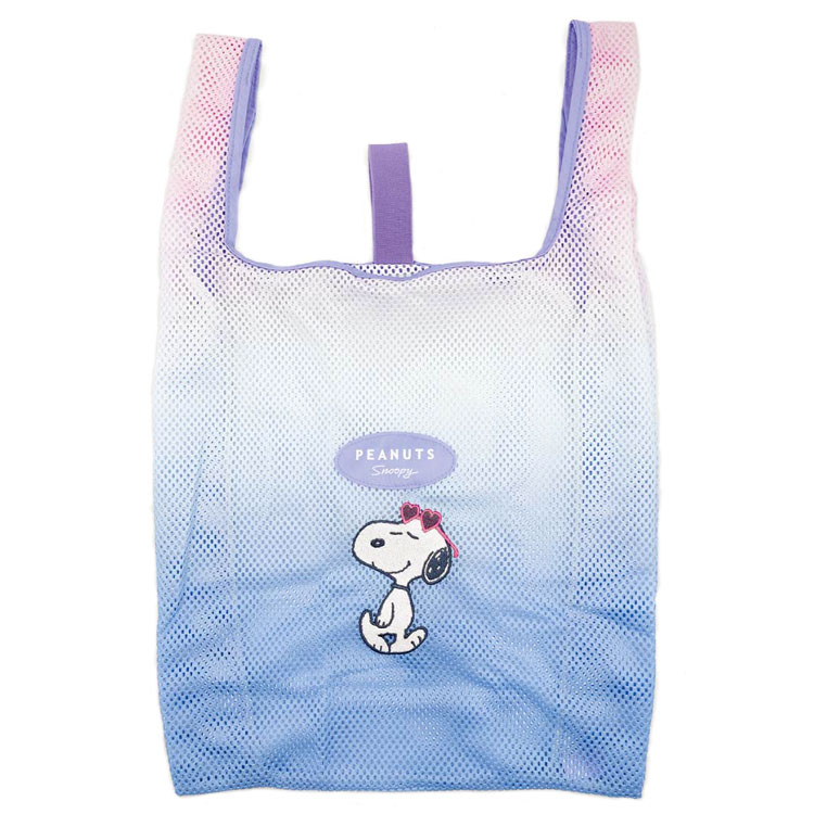 Handbag Type - スヌーピー メッシュエコバッグ スヌーピー 342640 パステルグラデーション PEANUTS ピーナッツ