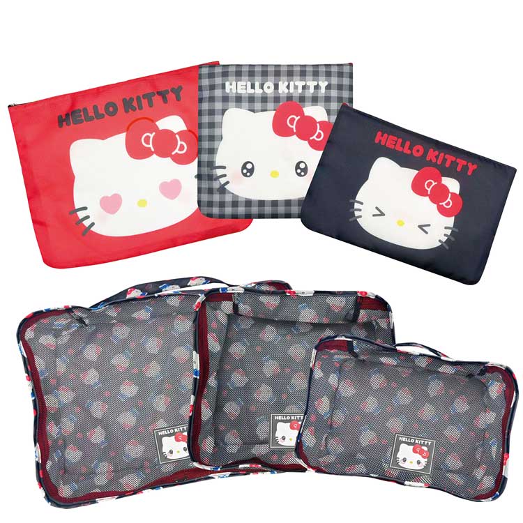 樂天商城 - ハローキティ マルチ収納6点セット BK 169674 フェイス SANRIO サンリオ