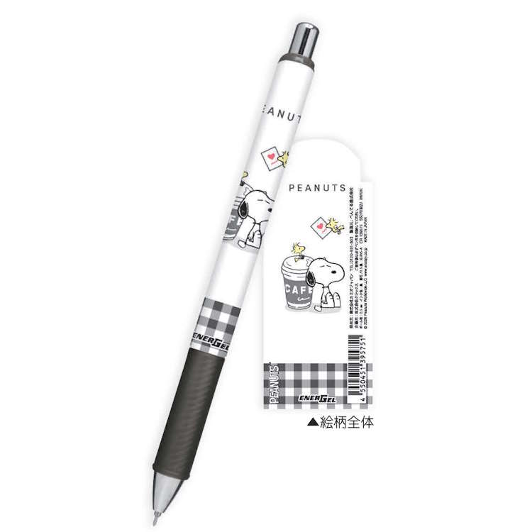 スヌーピー エナージェルボールペン 0.5mm トレー ペン 筆記具 筆記用具 395751 laughlaugh-10518286 キャラクターズショップ ラフラフ サンプル画像2
