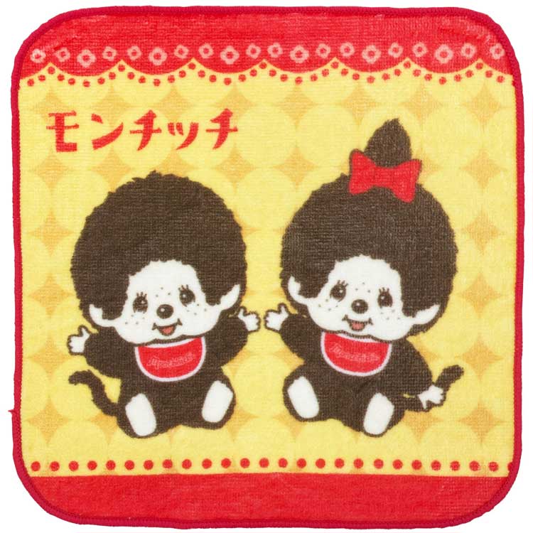 モンチッチ ミニタオル パネル柄 020156 レトロ Monchhichi