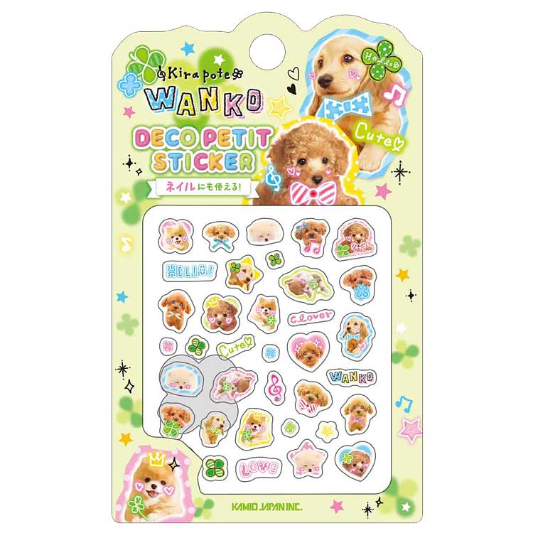 kirapote WANKO デコプチステッカー 323865 平成ファンシー 第3弾