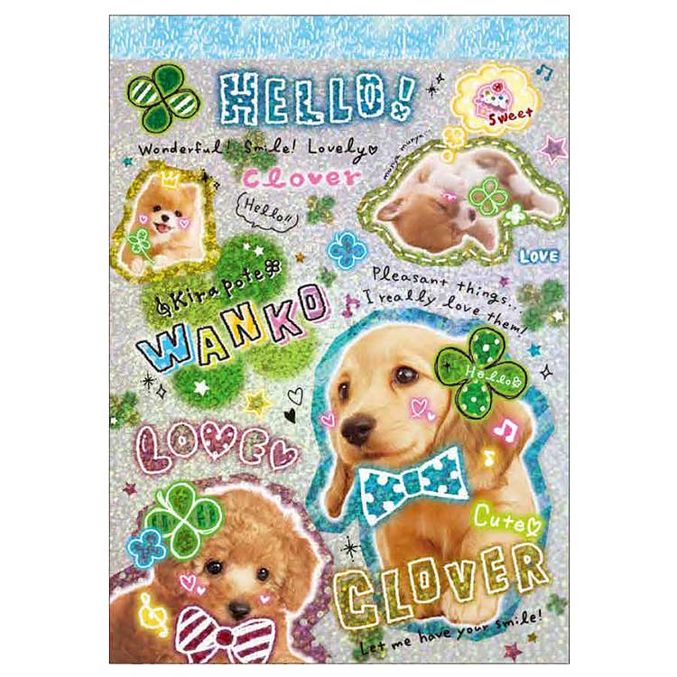 kirapote WANKO ホログラムA6メモ 328242 平成ファンシー 第3弾