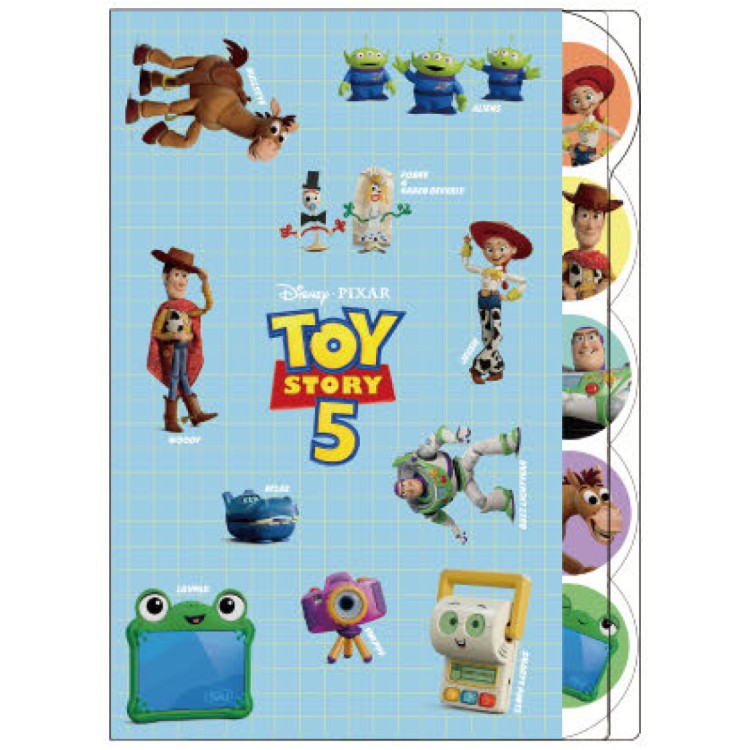 Rakuten - トイストーリー5 ダイカットクリアファイル5P 3D ディズニー ピクサー 092522