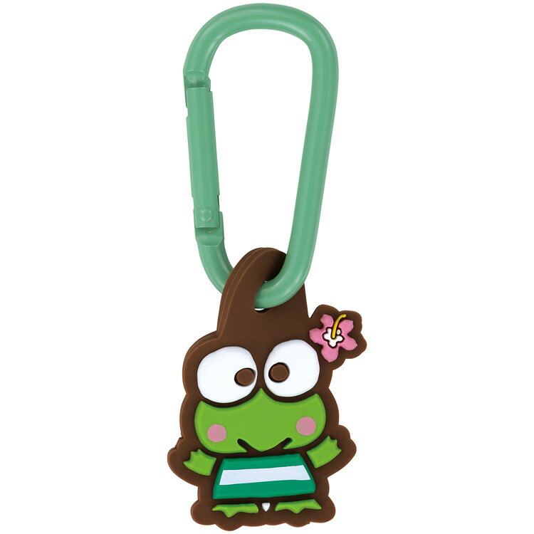 けろけろけろっぴ ZELK1 ラバーマスコット付きカラビナ 日焼け SANRIO サンリオ