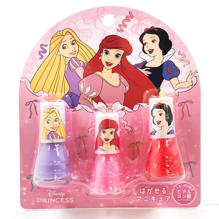 ディズニープリンセス はがせるマニキュア3本セット A 021255 キッズコスメ Disney