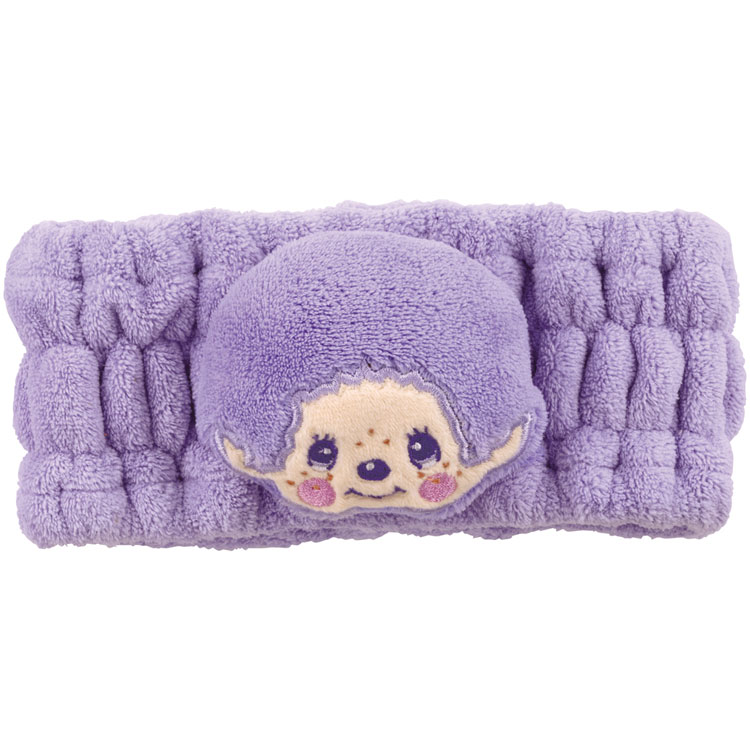 モンチッチ ZHTB1 ヘアターバン パープル COLORS monchhichi スケーター
