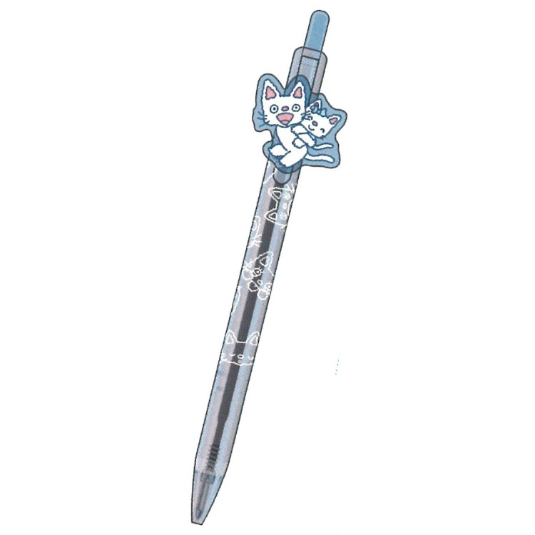 ノンタン プレート付きボールペン 0.7mm LB ライトブルー 092836 第4弾 キヨノサチコ 絵本 ネコ