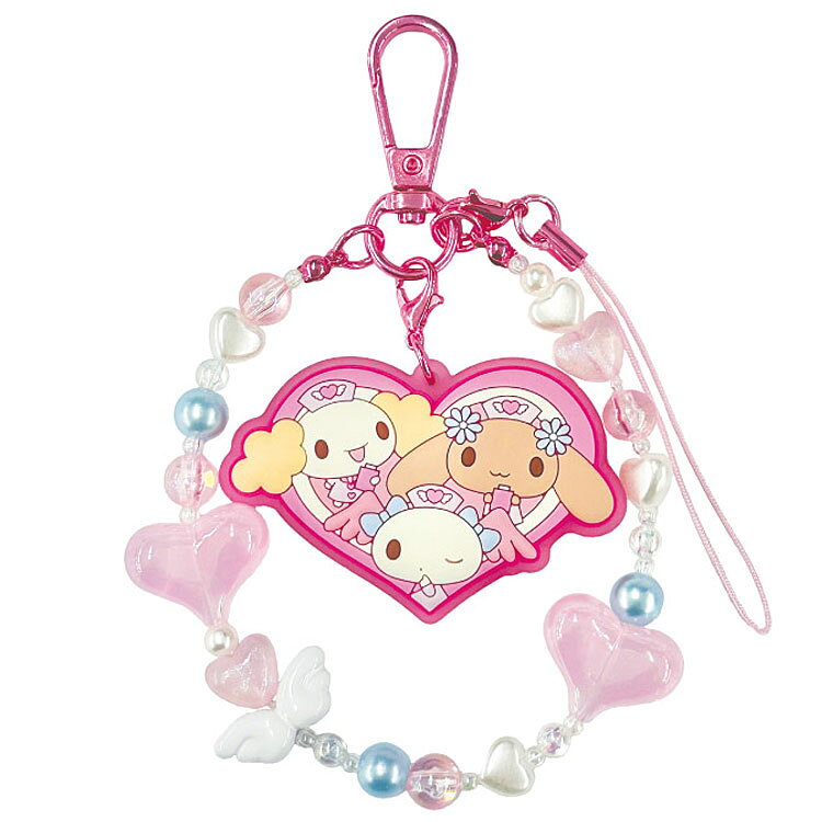 商品仕様ぷっくりラバーがかわいい★【サイズ】本体：約H80×W80×D10mm(最大サイズ・金属部分含まず)パッケージ：約H200×W100×D25mm【素材】PVC、アクリル、金属、ナイロン、ポリエステル特記事項※画像はあくまでも商品イメージになります。実際の商品と色や仕様が異なる場合がありますので、予め御了承ください。 ※メーカー希望小売価格はメーカーカタログに基づいて掲載しています。