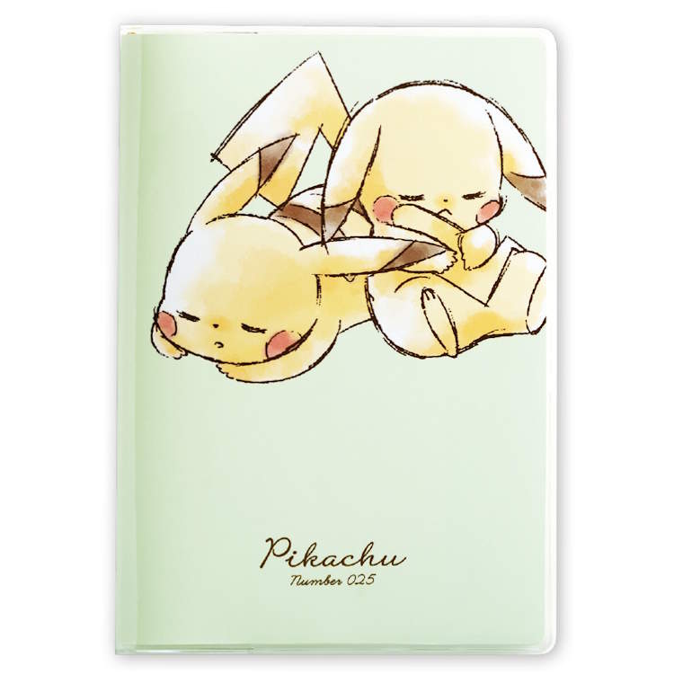 ポケットモンスター 手帳 2026年スケジュール帳 2025年10月始まり・B6マンスリー ピカチュウ いっしょにおやすみ 053709のサムネイル