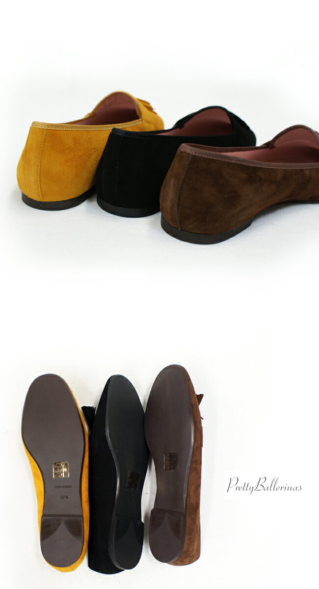 ■Pretty Ballerinas(プリティバレリーナ) の姉妹ブランドPRETTY LOAFERS FAYE SUEDE TASSELE SELECTION #41089大注目のタッセル付きスエードパンプスレディース/靴/美脚/ペタンコ/