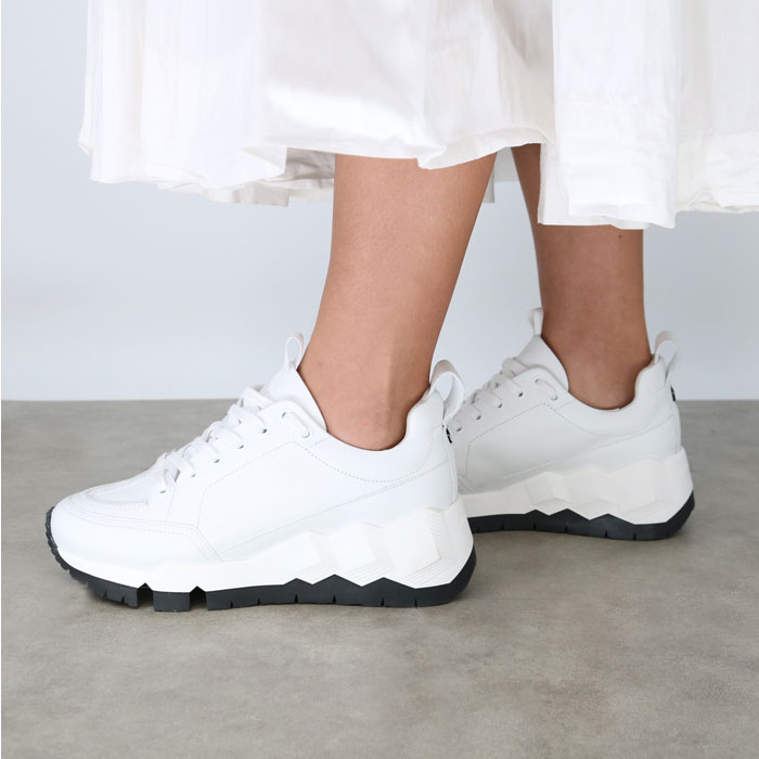 PIERRE HARDY ピエールアルディ スニーカー STREET LIF RS01Z ストリートライフ レディース レザー シューズ 靴 WHITE ローカットのサムネイル