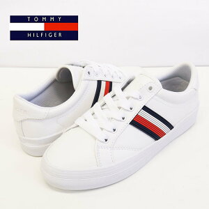 TOMMY HILFIGER トミーヒルフィガー tw FRIZA レディース レザースニーカーローカット スニーカー 靴 シューズ 革 ホワイト WHITE MULTI LL 中学生 高校生 通学