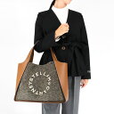 STELLA McCARTNEY ステラマッカートニー 502793WP0235 ロゴ刺繍ハンドバッグ トートバッグ A4収納可能 Tote Herringbone Fabric トートバッグ ヘリンボーン生地