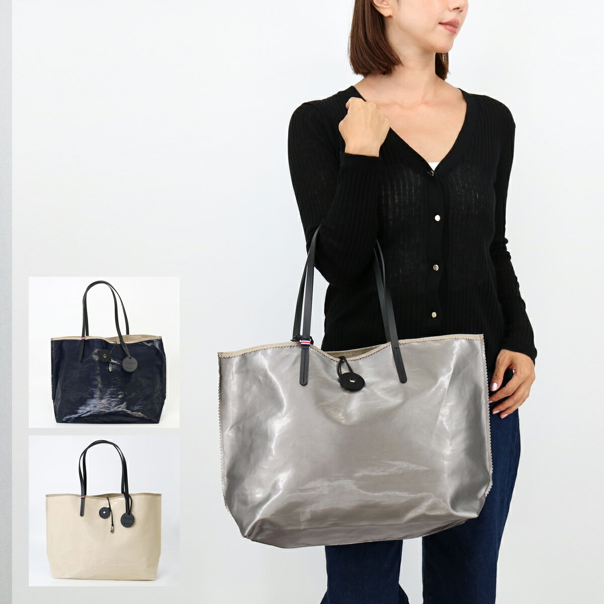 ■JACK GOMME ジャックゴム BAHIA 1662 トートバッグ 軽量 ハンドバッグ 撥水 A4収納可能 鞄 ブランドBAG