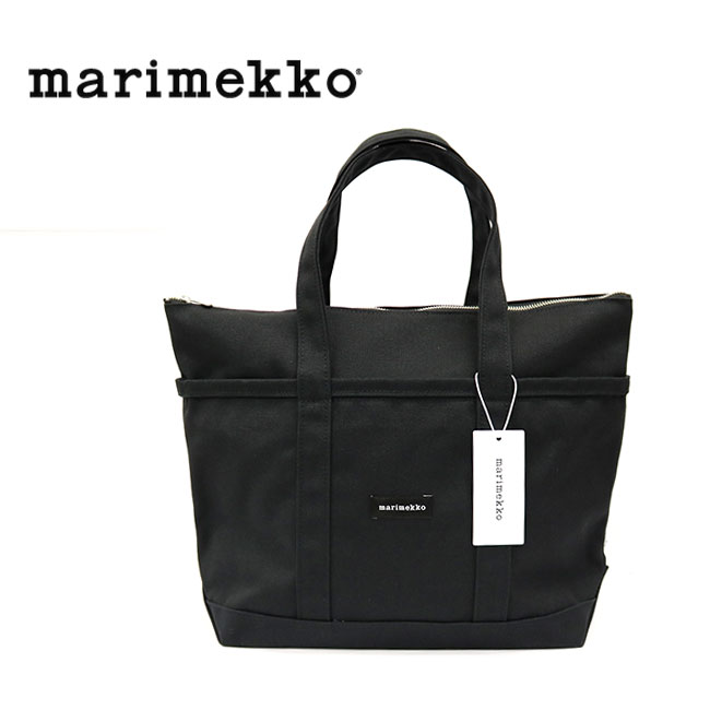 【marimekko】マリメッコ UUSI MINI MATKURI ミニマツクリ 040864 BLACK 001 キャンバストートバッグ 黒 ブラック レディース シンプル