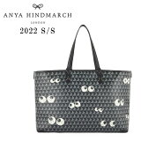 ANYA HINDMARCHۥ˥ϥɥޡ ȡȥХå 5050925161282 I AM A Plastic Bag Tote Multi Eyes 쥶 ֥å ϥɥХå ǥ ˥ ϥɥޡ A4Ǽǽ