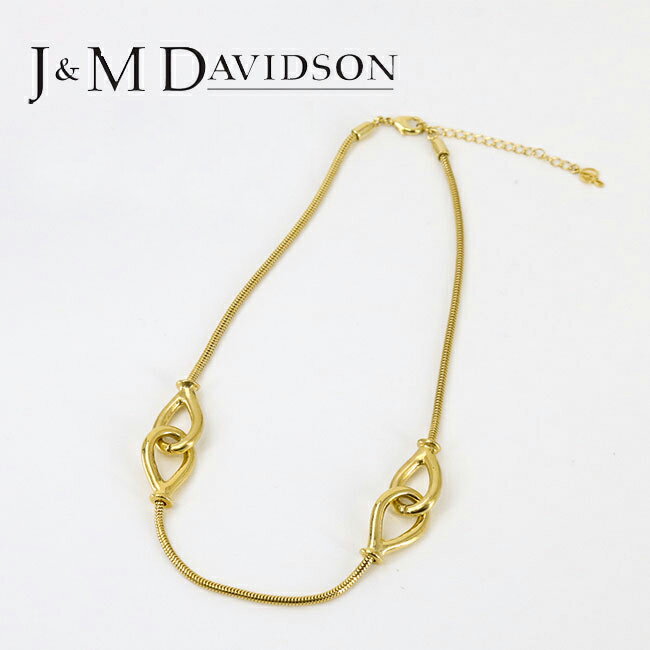 J&M DAVIDSON WFCAhG fBbh\ Loop Link Necklace JLLN0XX TABR 150G/GOLD lbNX SBOX Mtg v[g ANZT[