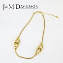 J&M DAVIDSON WFCAhG fBbh\ Loop Link Necklace JLLN0XX TABR 150G/GOLD lbNX SBOX Mtg v[g ANZT[