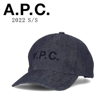 【A.P.C】APC アーペーセー CASQUETTE COCSX M24090 ベースボールキャップ CAP インディゴ メンズ レディース ユニセックス ロゴ入り 帽子 カジュアル 海 レジャー アウトドア プール キャンプ ゴルフ サイズ調整可能