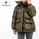 ウールリッチ ダウンジャケット レディース WOOLRICH ウールリッチ CFWWOU0583 ALIQUIPPA PUFFY JACKET DARKGREEN ダウンジャケット ダウン コート ジャケット アウター Aライン レディース ダークグリーン カーキ