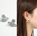 Vivienne Westwood ヴィヴィアン ウエストウッド ピアス 6201033A-02P102-SM オーブ CARMELA BAS RELIEF EARRINGS シルバー BOX付 ギフト プレゼント ブランド