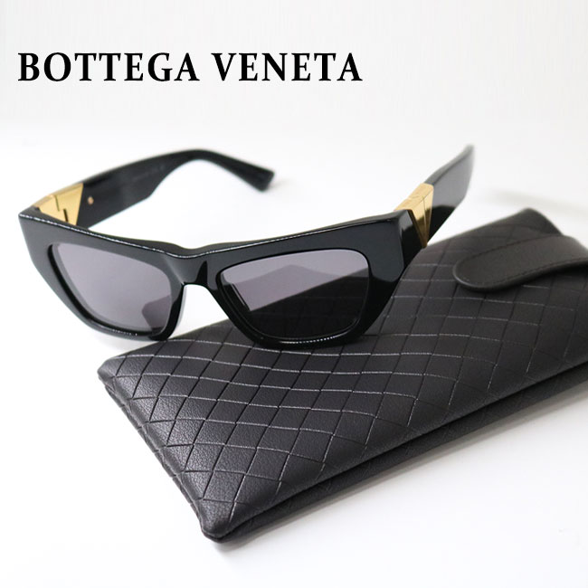 BOTTEGA VENETA ボッテガヴェネタ 712690 V23301049 キャットアイサングラス レディース グレーレンズ メガネ 眼鏡 ロゴ アイウェア UV レザーケース付き プレゼント