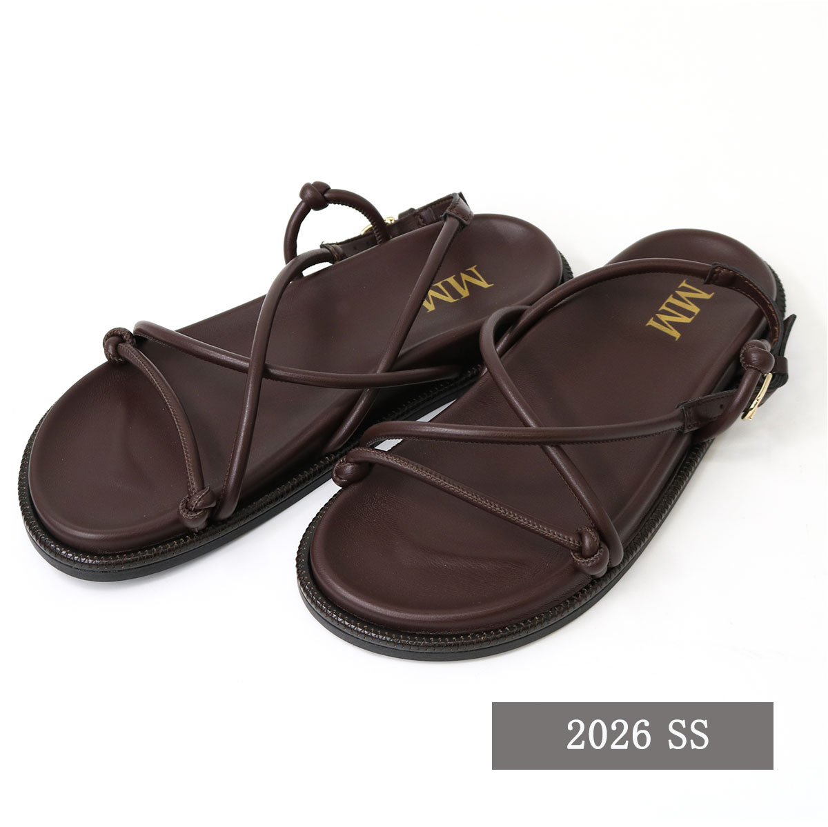 樂天商城 - MAX MARA BEACHWEAR マックスマーラ ビーチウェア フラットサンダル 2616521018600 LUSSO ルッソ アンクルストラップサンダル ミュール レデイ—ス ロゴ シューズ 靴 ブランド