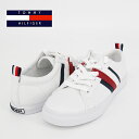 TOMMY HILFIGER トミーヒルフィガー tw LIREAI レディース レザースニーカーローカット スニーカー 靴 シューズ 革 ホワイト WHITE LL 中学生 高校生 通学