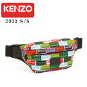 【KENZO PARIS】ケンゾー　FD55SA607F31　メンズベルトバッグ ボディバッグ ウエストポーチ　ウエストバッグ MU レディース ユニセックス ロゴ クロスボディ