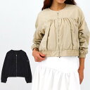 タトラス ジャケット レディース TATRAS タトラス AZHA アーサ LTAT22S4879 ノーカラージャケット ナイロンジャケット BLACK BEIGE レディース 薄手 スプリングコート